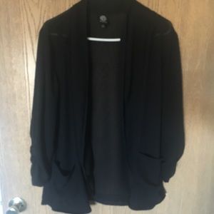 BOBEAU SHEER Blazer in black